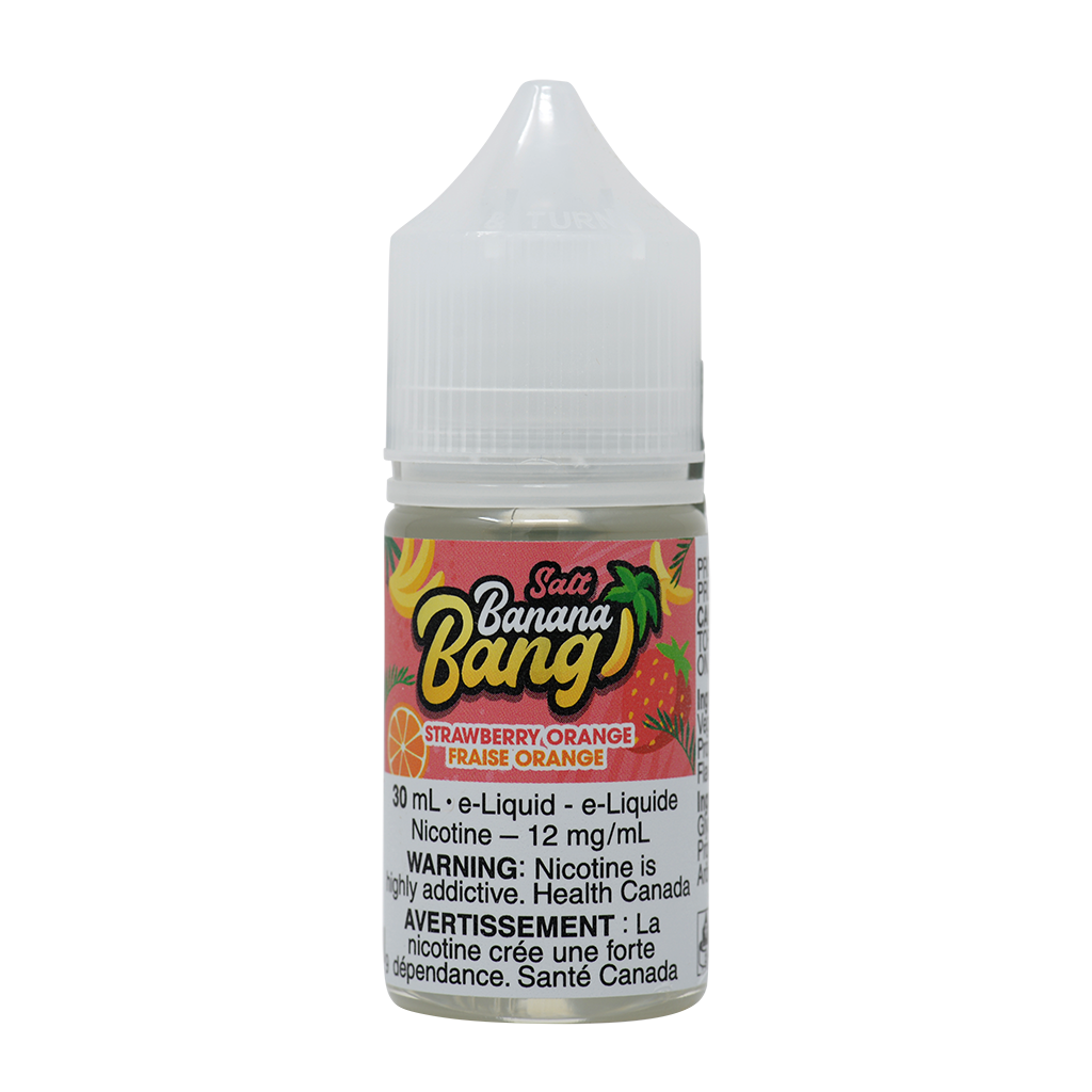 BANANA BANG ~ STRAWBERRY ORANGE 30ml 12mg SALT