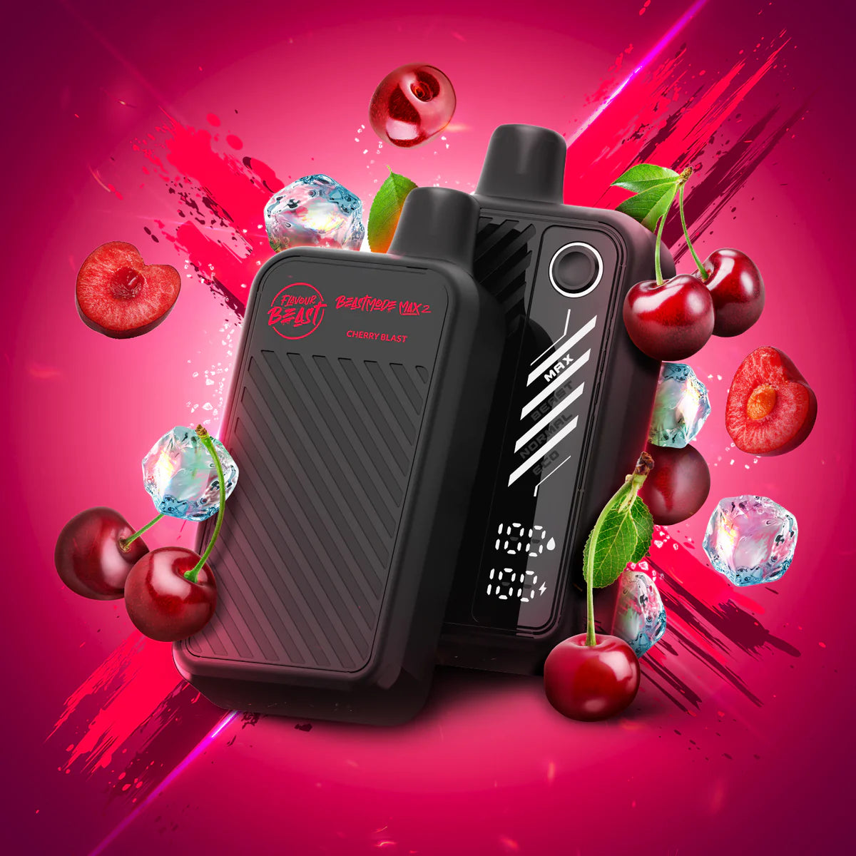 FLAVOUR BEAST MODE MAX 2 50K DISPOSABLE ~ CHERRY BLAST