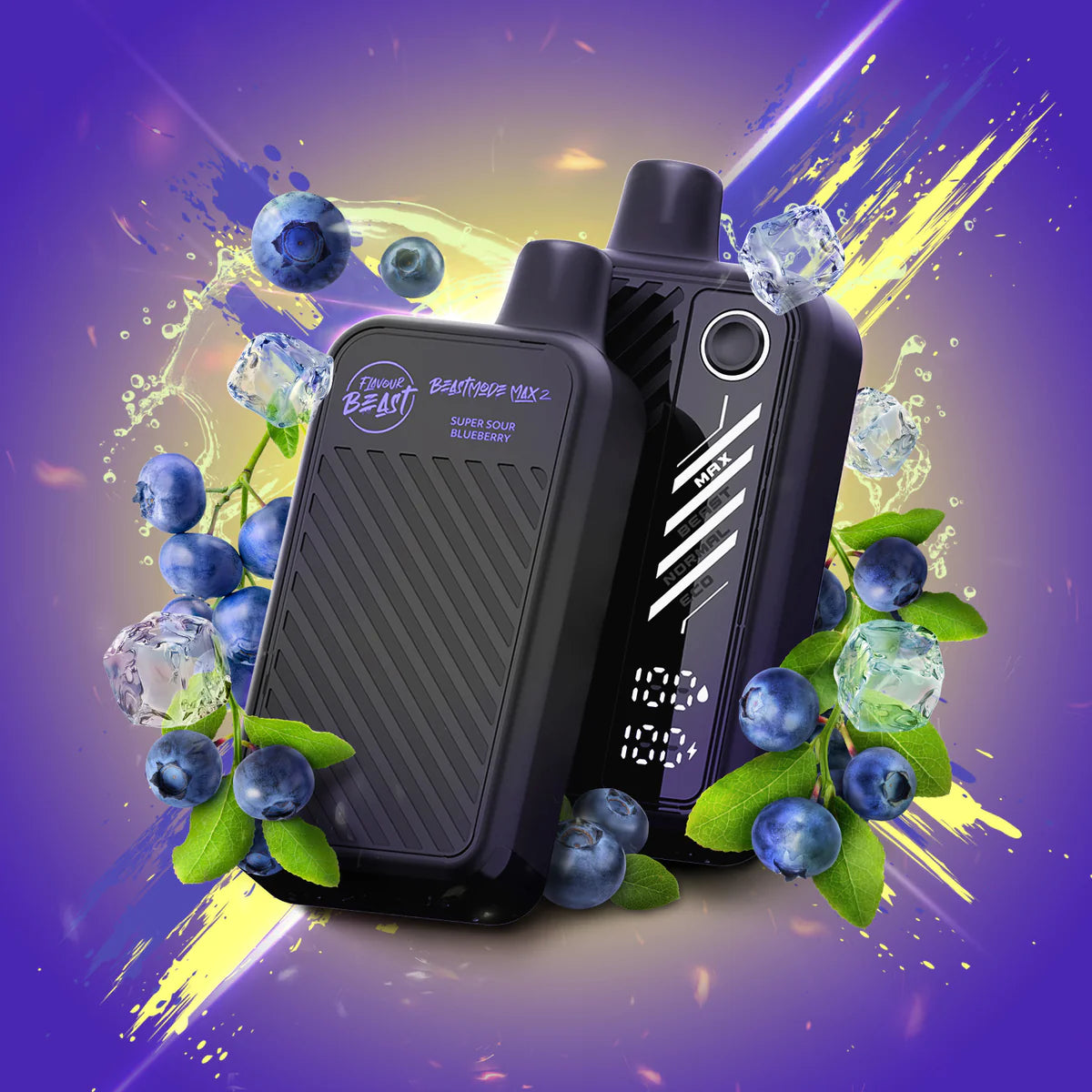 FLAVOUR BEAST MODE MAX 2 50K DISPOSABLE ~ SUPER SOUR BLUEBERRY