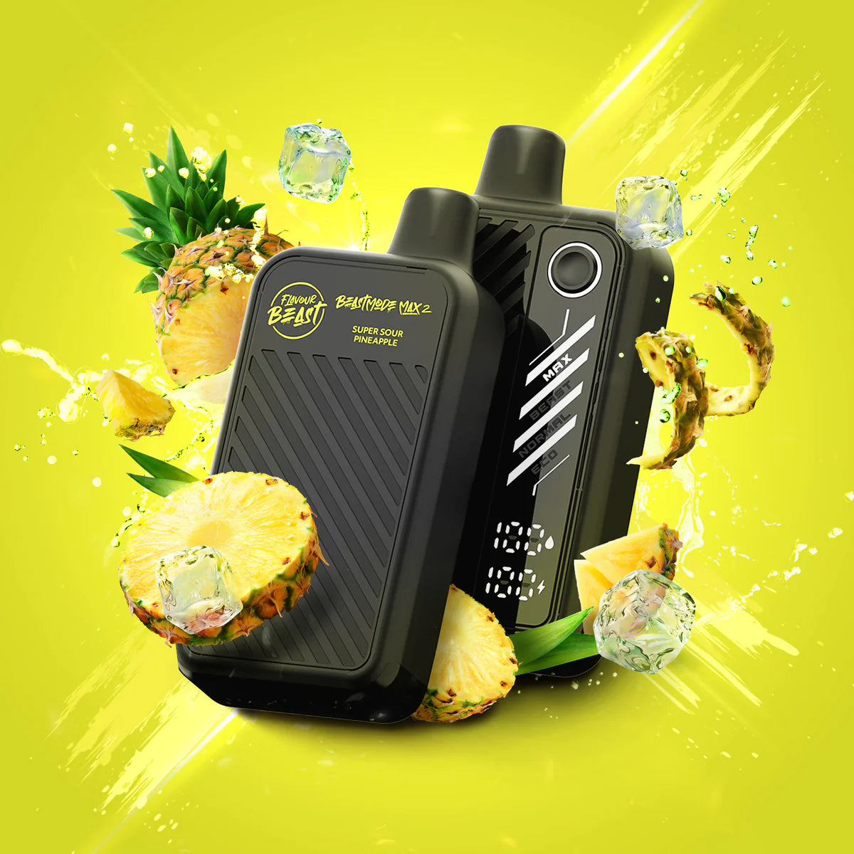 FLAVOUR BEAST MODE MAX 2 50K DISPOSABLE ~ SUPER SOUR PINEAPPLE