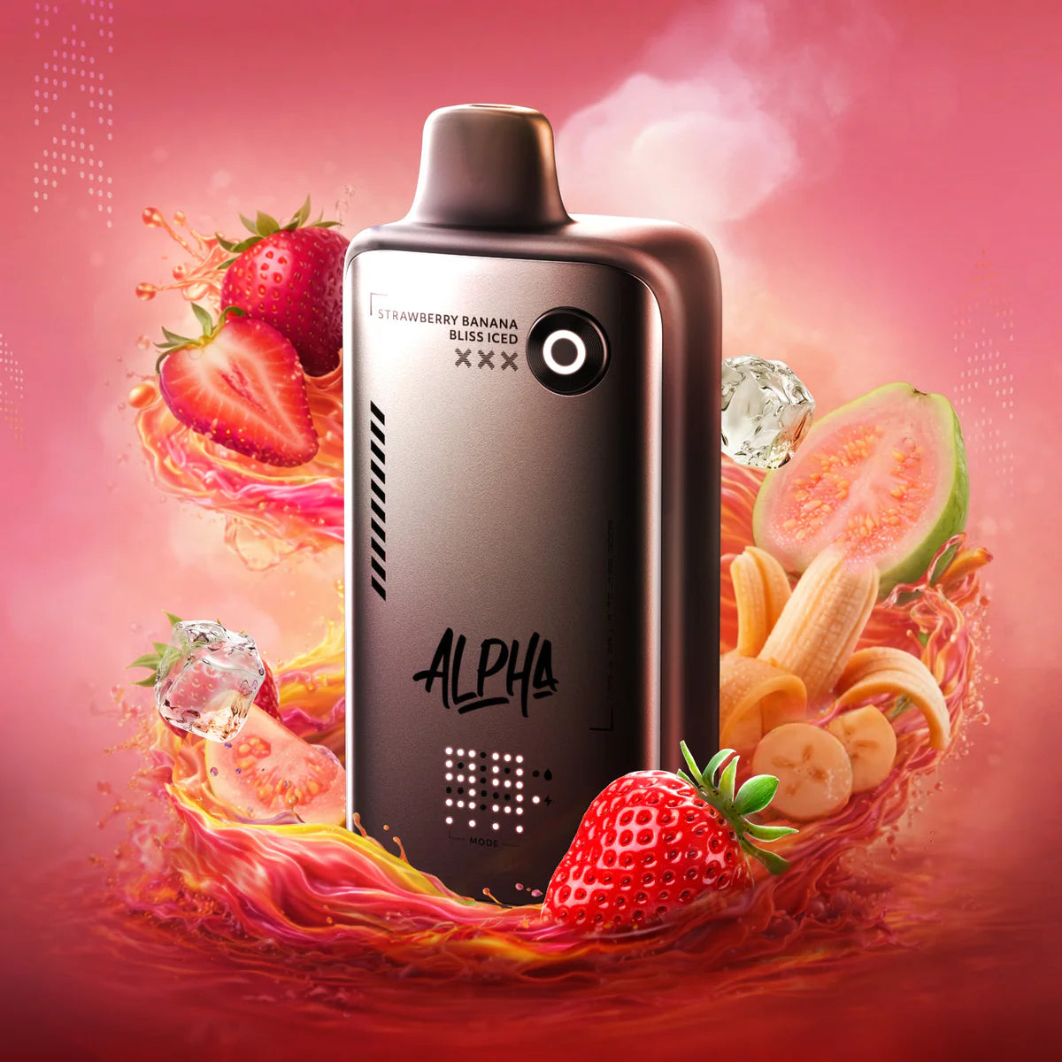 FLAVOUR BEAST ALPHA 80K DISPOSABLE ~ STRAWBERRY BANANA BLISS