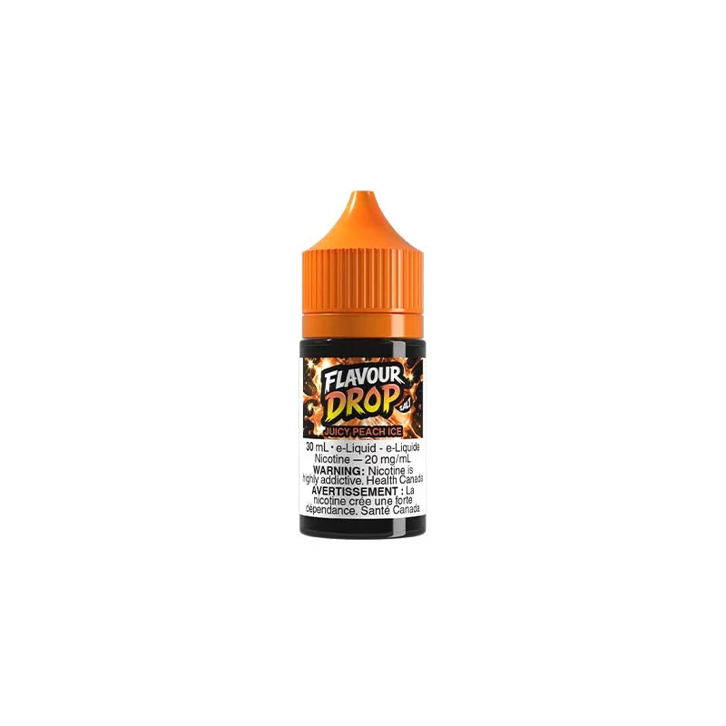 FLAVOUR DROP SALT 30ml ~ JUICY PEACH ICE