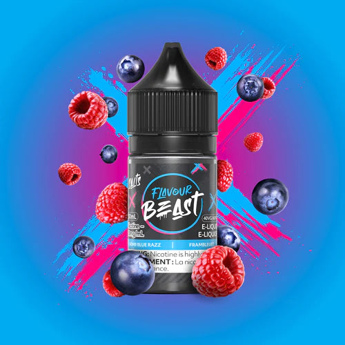 FLAVOUR BEAST E-LIQUID ~ BOMB BLUE RAZZ