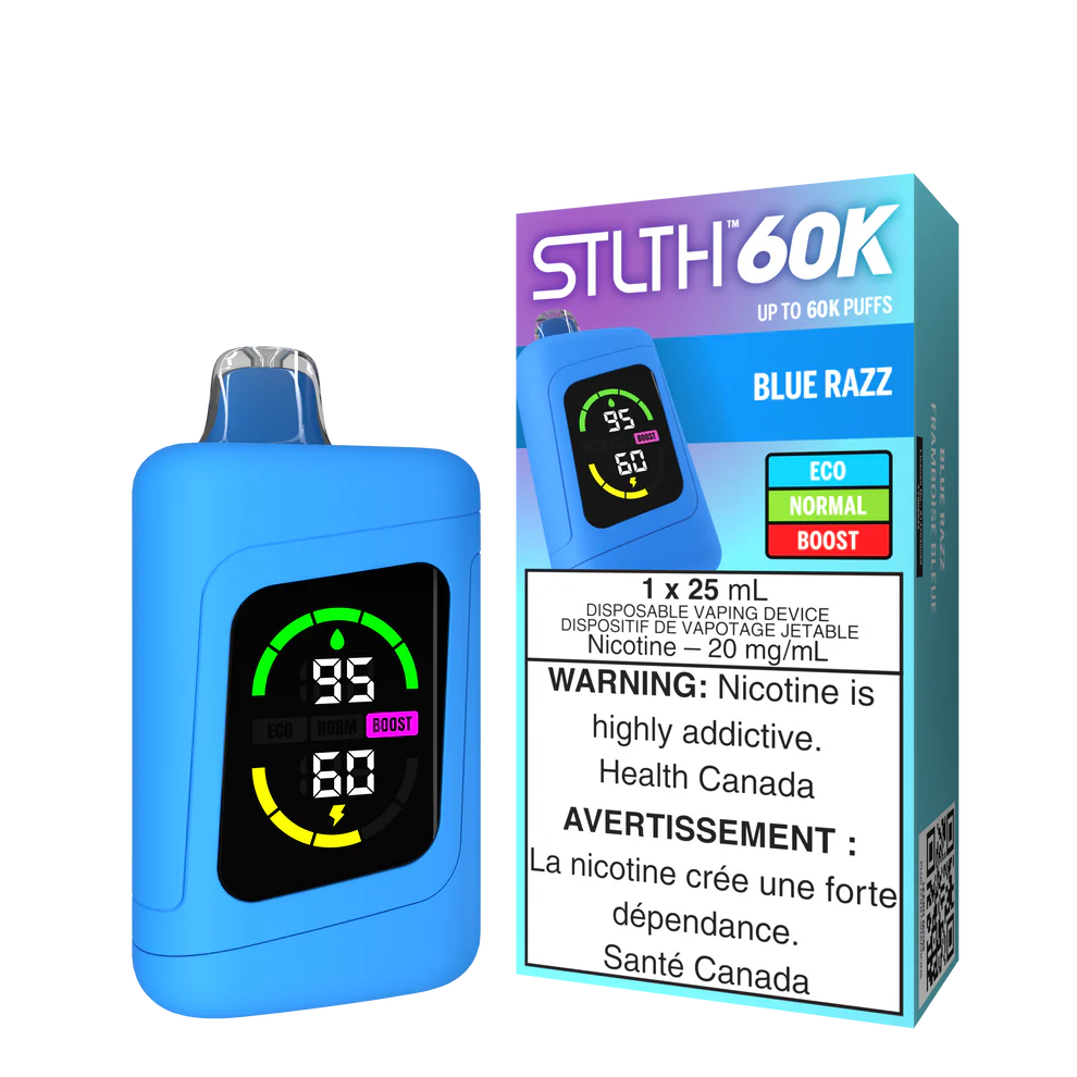 STLTH 60K DISPOSABLE ~ BLUE RAZZ