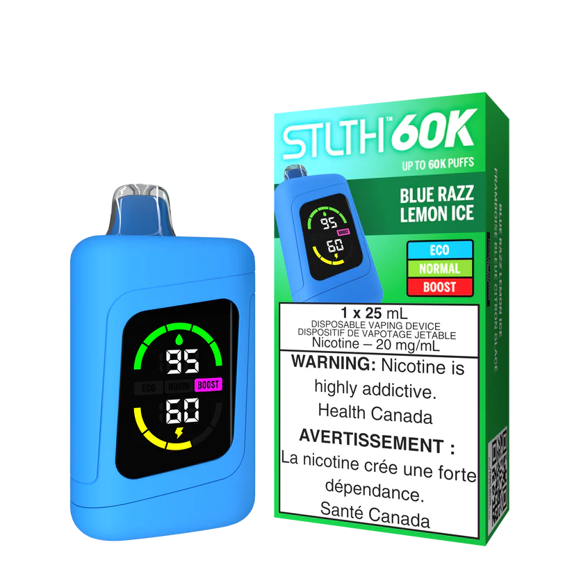 STLTH 60K DISPOSABLE ~ BLUE RAZZ LEMON ICE