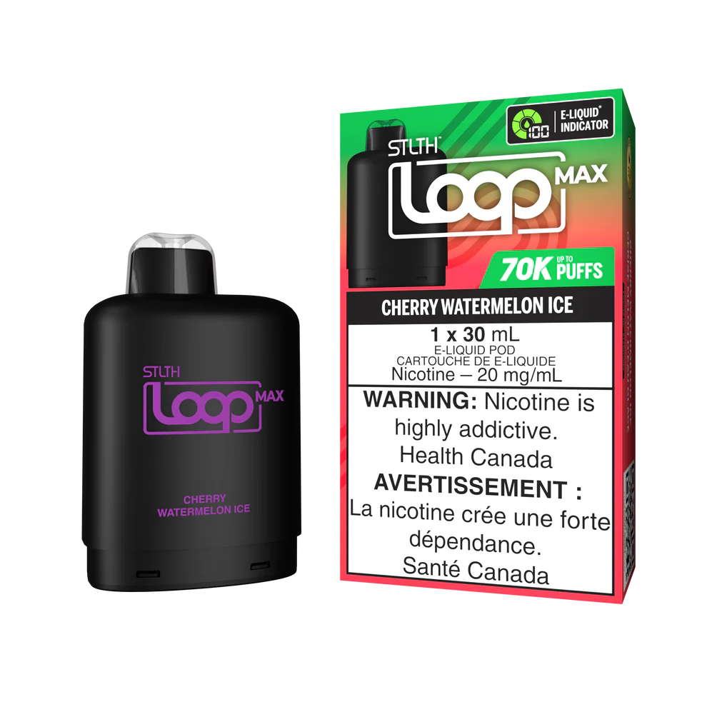 STLTH LOOP MAX 70K PODS ~ CHERRY WATERMELON ICE