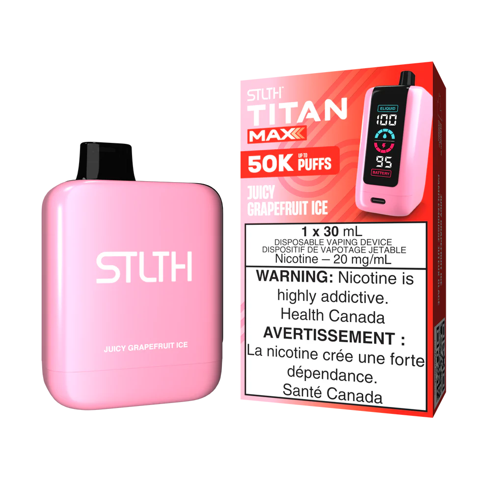 STLTH TITAN MAX 50K ~ JUICY GRAPEFRUIT ICE