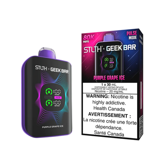 STLTH x GEEK BAR ~ PURPLE GRAPE ICE 80K