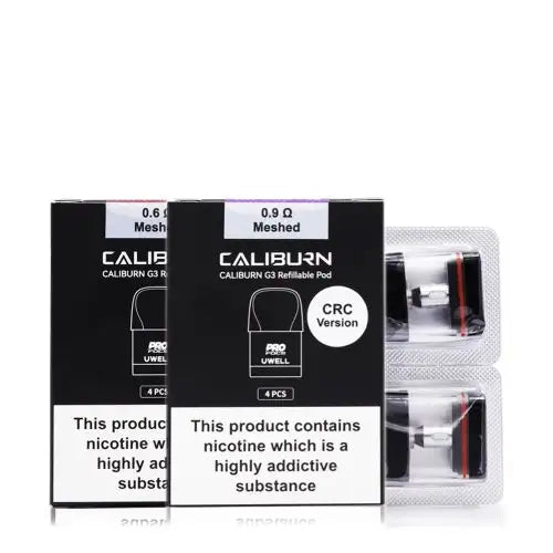 UWELL CALIBURN G3 REPLACEMENT PODS (4PK) 0.9ohm