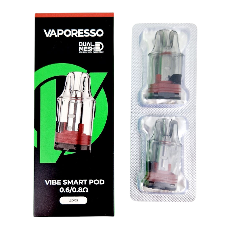 VAPORESSO VIBE REPLACEMENT POD (2 PACK) 0.8ohm