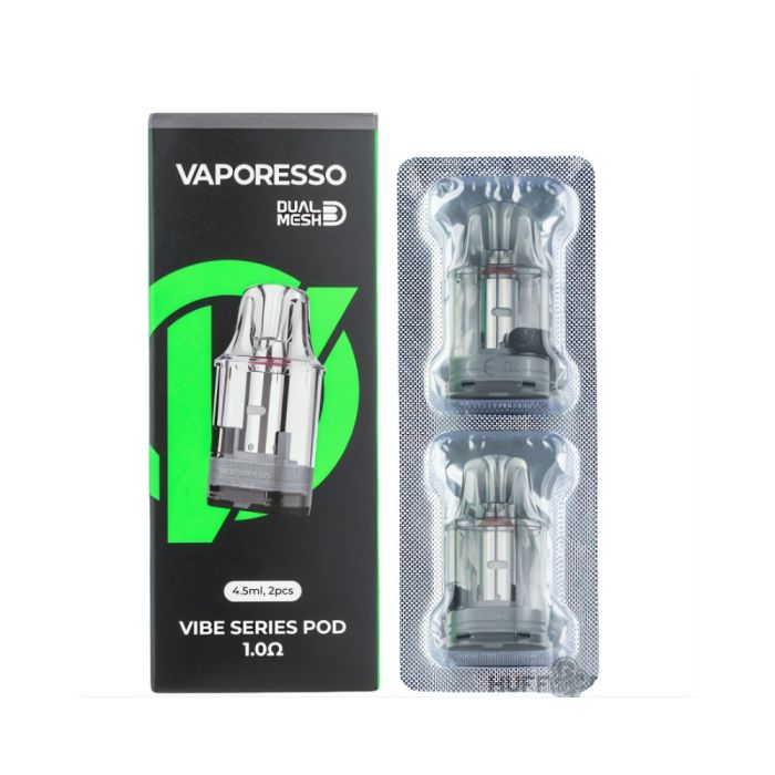 VAPORESSO VIBE REPLACEMENT POD (2 PACK) 1.0ohm