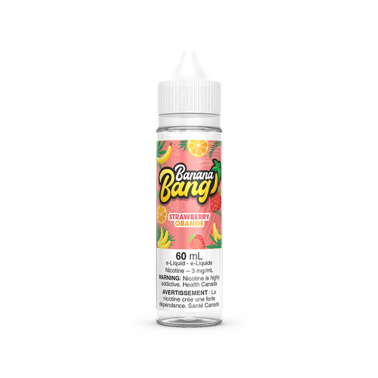 BANANA BANG ~ STRAWBERRY ORANGE 60ml 3mg