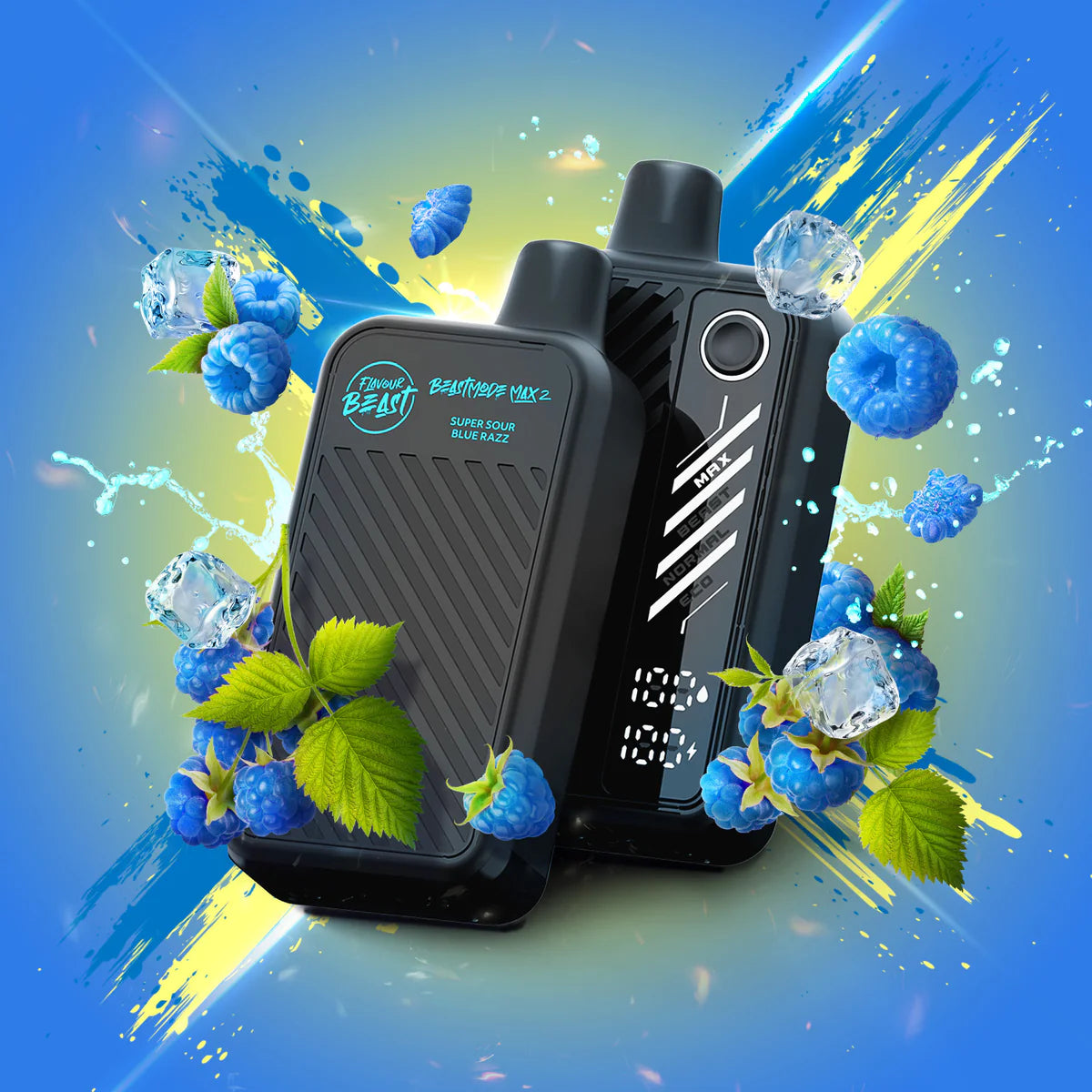 FLAVOUR BEAST MODE MAX 2 50K DISPOSABLE ~ SUPER SOUR BLUE RAZZ