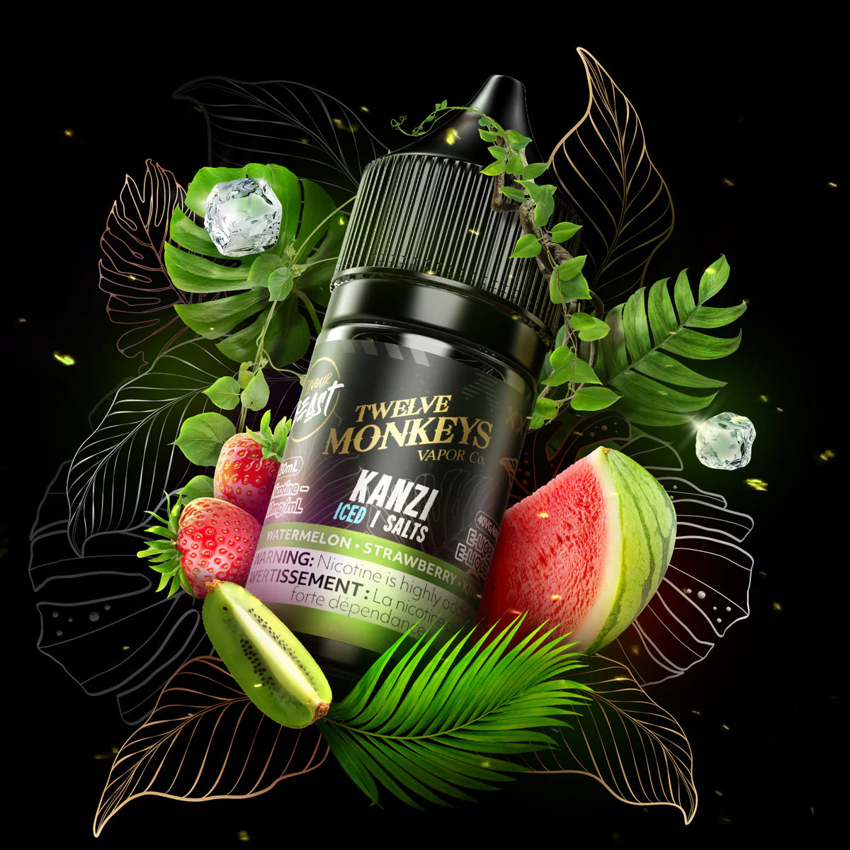 FLAVOUR BEAST E-LIQUID TWELVE MONKEYS ~ KANZI 20mg 30ml
