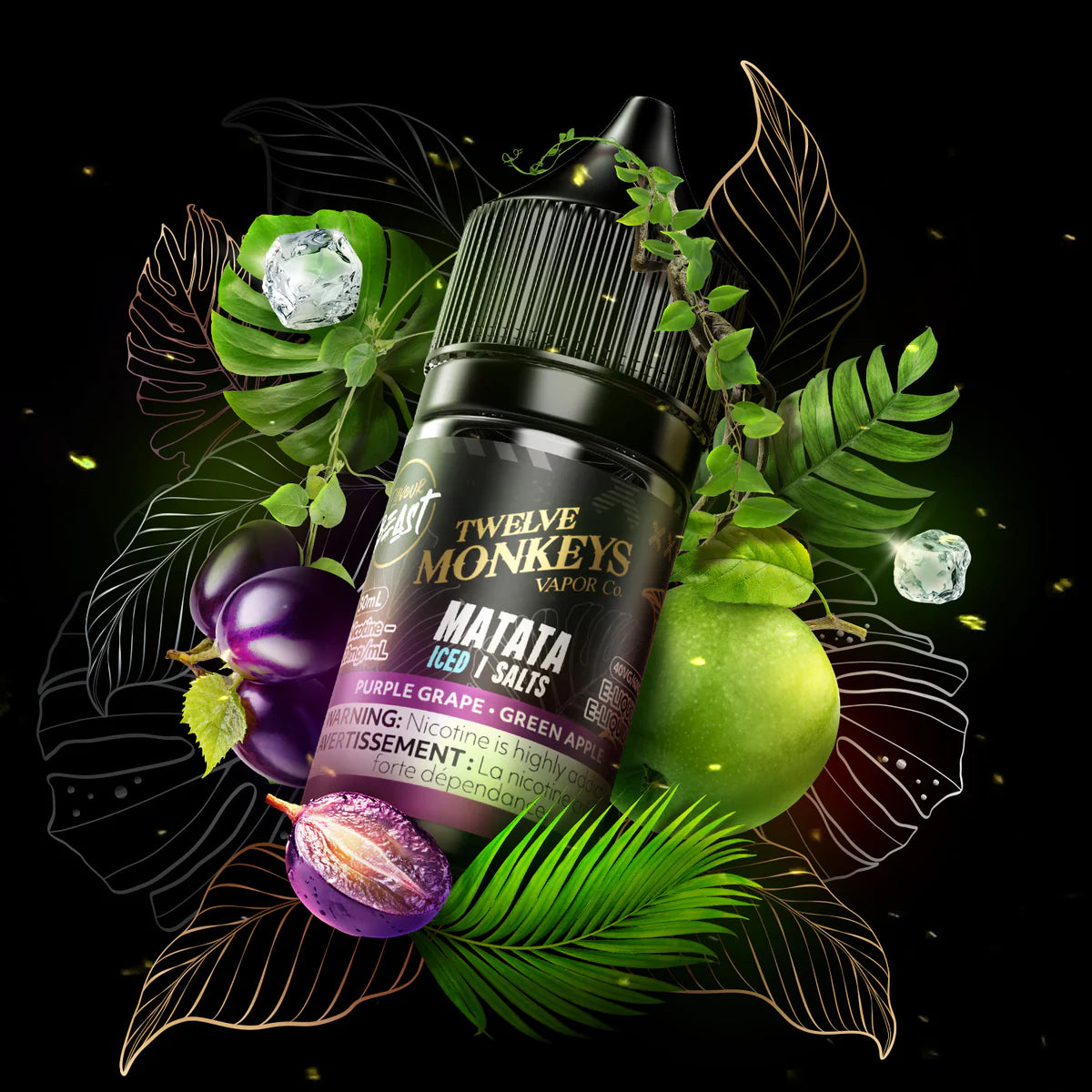 FLAVOUR BEAST E-LIQUID TWELVE MONKEYS ~ MATATA ICED 10mg 30ml