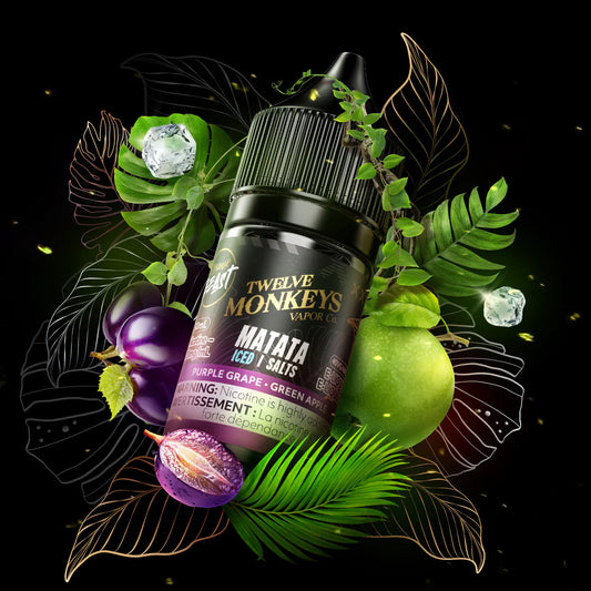 FLAVOUR BEAST E-LIQUID TWELVE MONKEYS ~ MATATA ICED 10mg 30ml
