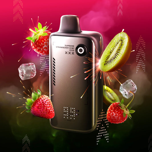 FLAVOUR BEAST ALPHA 80K DISPOSABLE ~ SUPREME STRAWBERRY KIWI ICED