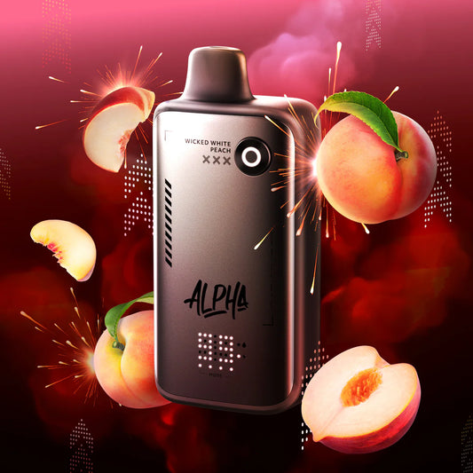FLAVOUR BEAST ALPHA 80K DISPOSABLE ~ WICKED WHITE PEACH