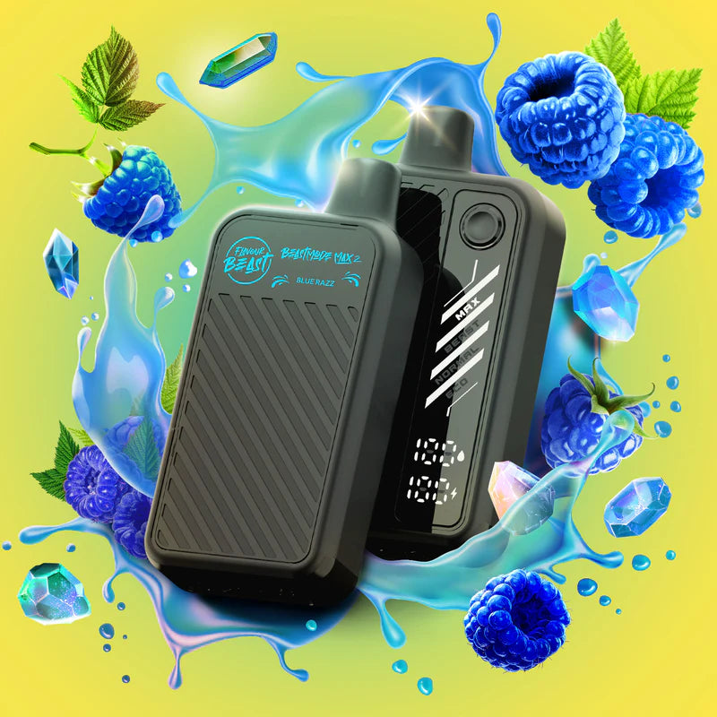 FLAVOUR BEAST MODE MAX 2 50K DISPOSABLE ~ GUSHIN' BLUE RAZZ