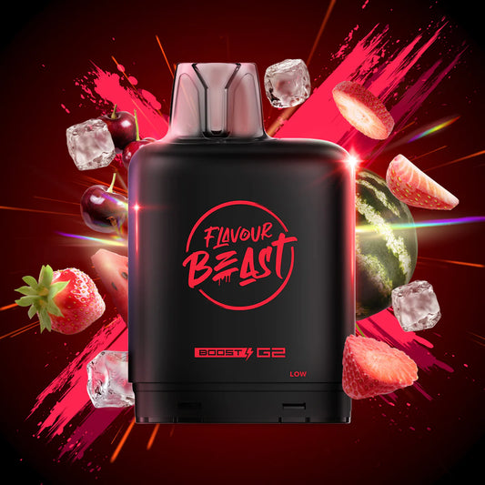 25K LEVEL X BOOST G2 POD ~ STRAWBERRY CHERRY WATERMELON
