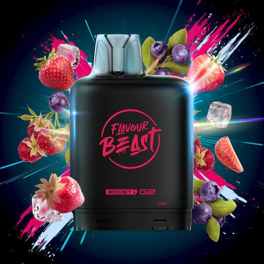 25K LEVEL X BOOST G2 POD ~ STRAWBERRY RASPBERRY BLUEBERRY