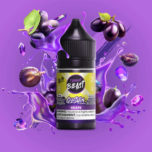 FLAVOUR BEAST E-LIQUID ~ GUSHIN' GRAPE 30ml