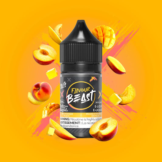 FLAVOUR BEAST E-LIQUID ~ MAD MANGO PEACH