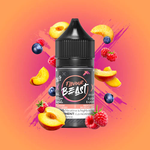 FLAVOUR BEAST E-LIQUID ~ PACKIN' PEACH BERRY
