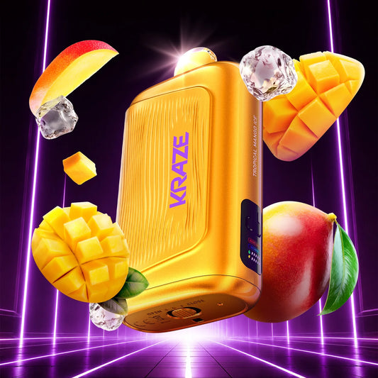 KRAZE GIGA 150K DISPOSABLE ~ TROPICAL MANGO ICE