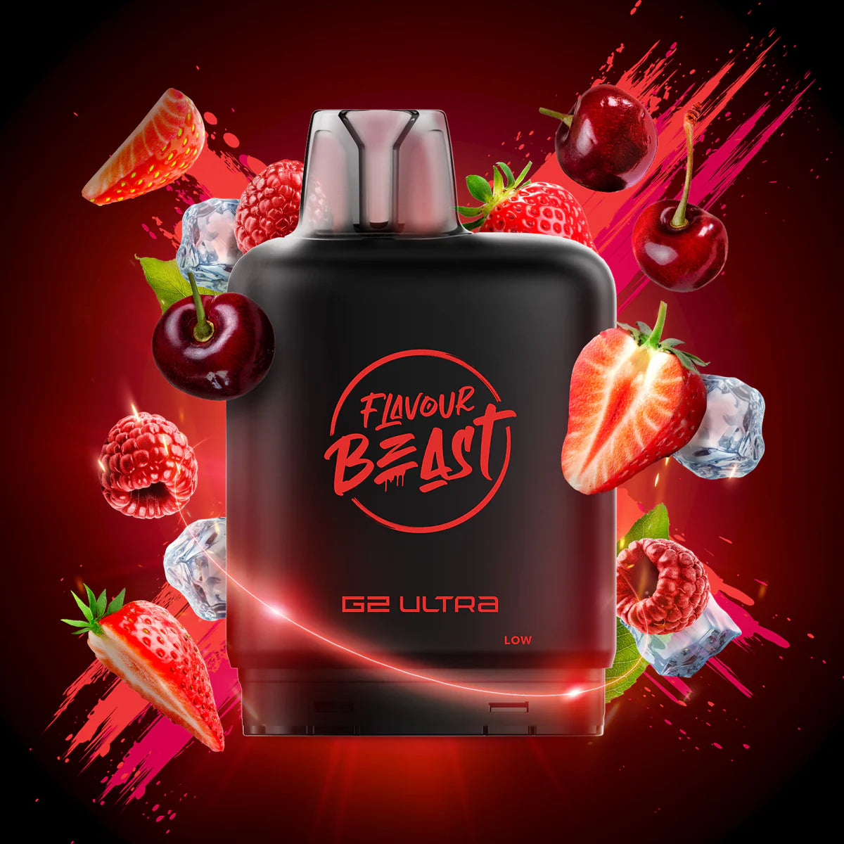 50K LEVEL X G2 ULTRA POD ~ STRAWBERRY RASPBERRY CHERRY