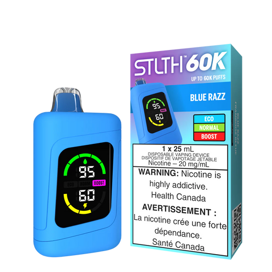 STLTH 60K DISPOSABLE ~ BLUE RAZZ