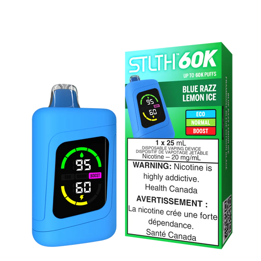 STLTH 60K DISPOSABLE ~ BLUE RAZZ LEMON ICE