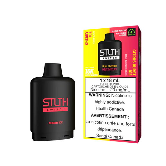 STLTH SWITCH POD PACK 15K ~ CHERRY ICE/CITRUS BURST ICE