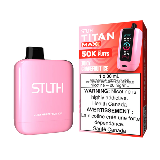 STLTH TITAN MAX 50K ~ JUICY GRAPEFRUIT ICE